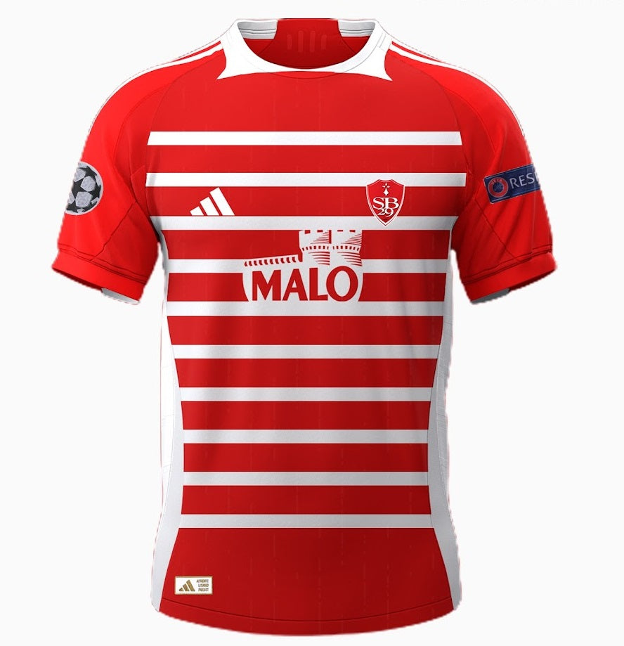 maillot brest ligue des champions